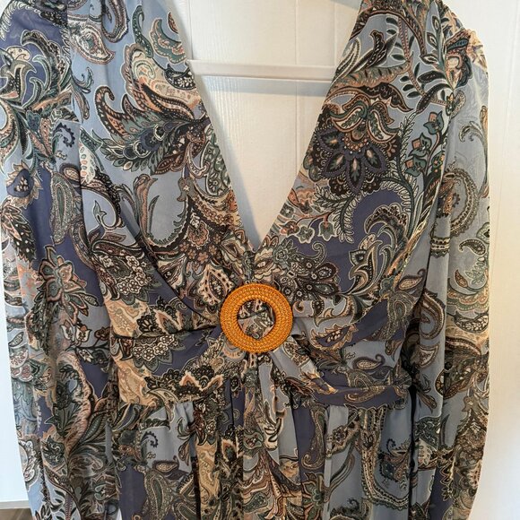 💥BLUE DRESS 💥✨PERFECT CONDITION✨ ⁉️ MAKE AN OFFER ⁉️ - Picture 3 of 12